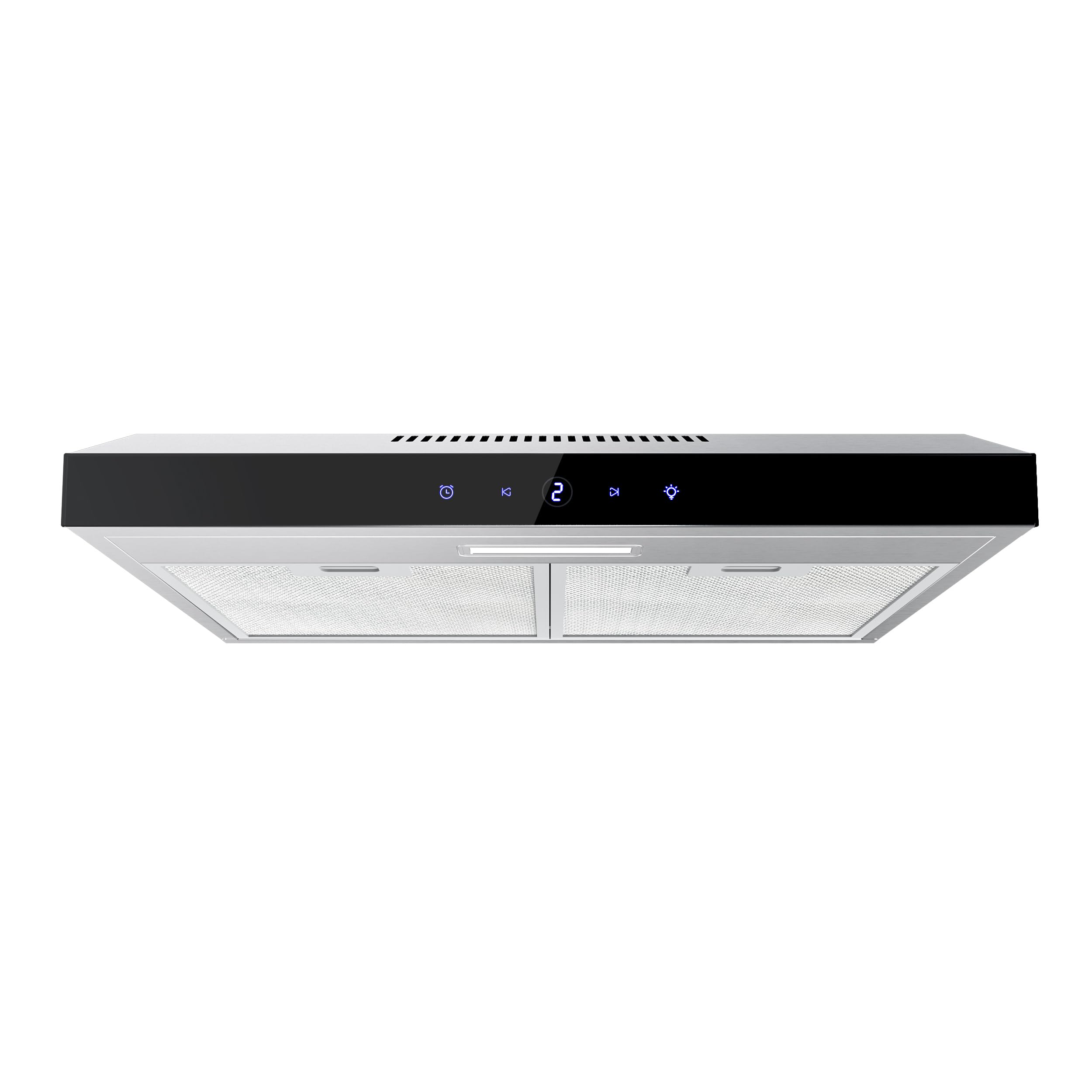 Hotte aspirante encastrable FIREGAS 60cm - Contrôle tactile, recyclage, CC130 inclus